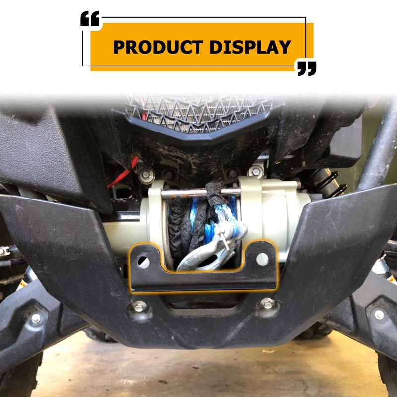 WeiSen Winch Mount Plate Bracket Compatible with 2016-2023 Yamaha Grizzly