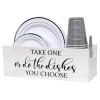 All the Rages Wood Kitchen Organizer L "Take One or