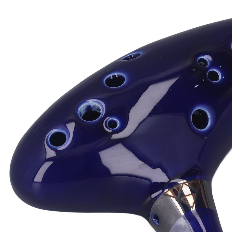 12 Sound Hole Alto C Ocarina Ceramic Ocarina Instrument Kit