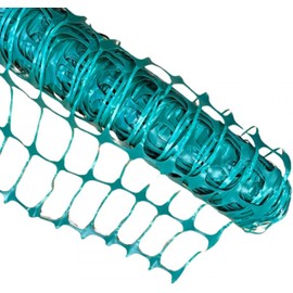 Plastic Mesh Fence Safety Fence, 4'x100' Roll, Resuable Temporary Netting for Garden Fencing, Construction, Snow Fencing, Animal Barrier, Poultry, Deer, Patio, Green (4' x 100' - Individual)