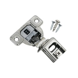 2 Pack Salice 106 Degree Silentia 1-3/8" Overlay Screw On Soft Close Cabinet Hinge with 2 Cam Adjustment CUP3CD9