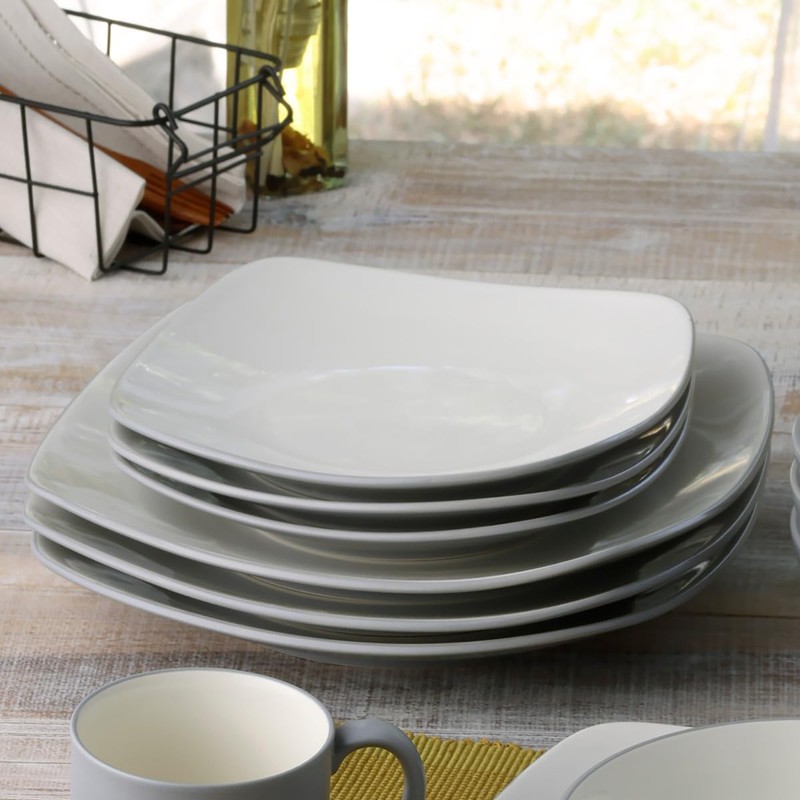 Noritake Colorwave Slate 16-Piece Set - Square, Service for 4