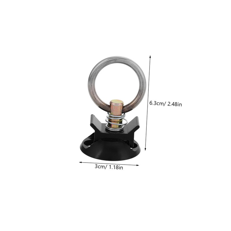 NOLITOY 1set Bolt Round Anchor Point Kit for Securing Cargo