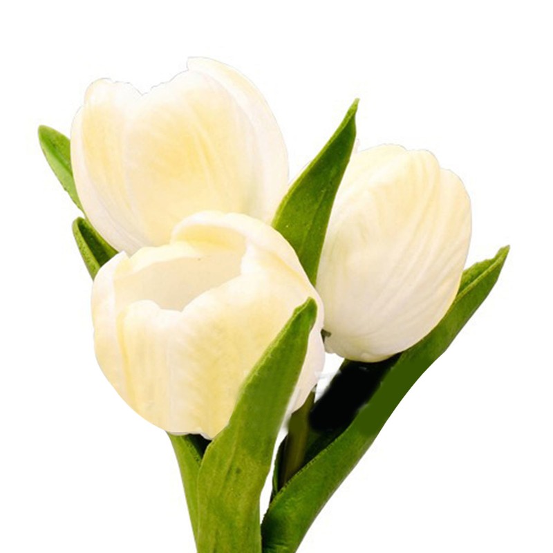 Tulip Night Light Soft Light Exquisite Ceramics PU Flower Table