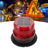 Solar Beacon Light Caution Light 8 LED Dusk to Dawn