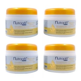 Nutrapel 4 Frascos De Tratamiento Para Cabello Seco Nutrapel