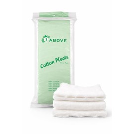 1ABOVE Cotton Wool Pleat 80g – 100% Pure Cotton, Super Soft & Gentle, Ideal for Makeup Removal & Daily Beauty Care