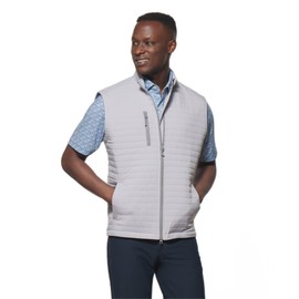 johnnie-O Crosswind Quilted Performance Vest Seal/S