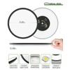 zemty Black LED Flush Mount Ceiling Light - 12 Inch
