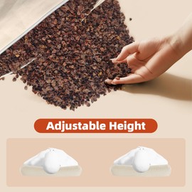 USlixury Buckwheat Bolster Pillow - Adjustable 17"X4", Neck Roll for Firm Support, Cooling Cylinder Pillows for Side, Back Sleepers, with an Extra Organic Pillowcase