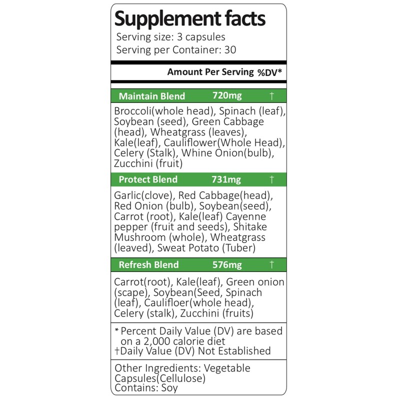 Forbyta Veggies Dietary Supplements