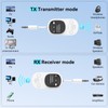 Giecy Bluetooth Transmitter and Receiver, 2-in-1 Bluetooth Adapter Supports to