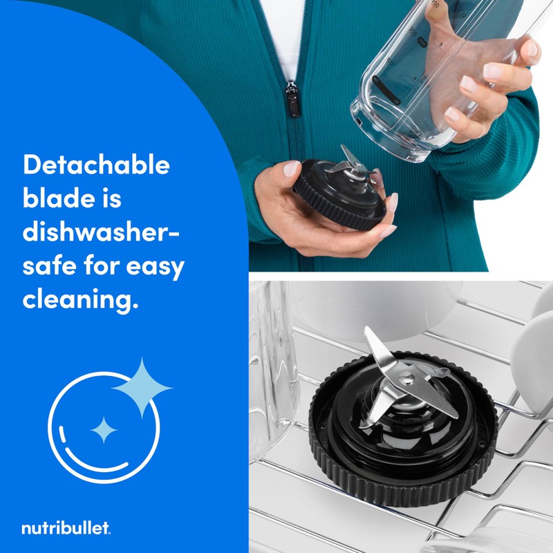 nutribullet Flex Portable Blender NBPB50200, Gunmetal Gray