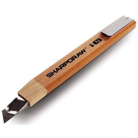 SHARPDRAW Fine Line Carpenter Pencil - Carbon Fiber Reinforced Graphite for Consistent Razor Sharp Lines – Real Wood Handle – 0.8mm Line for Finish Carpenters & Woodworkers