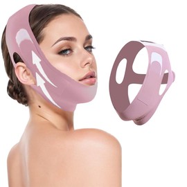 CATOR Kinn Anhebendes Band Face-Lifting,Doppelkinn V Linie Maske Wangen,Geeignet für alle Gesichtsformen,Lila