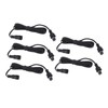 5pcs 4.9ft Deck Light Extension Cable IP67 Waterproof Extension Cord