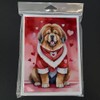 Caroline's Treasures DAC5446GCA7P Tibetan Mastiff My Valentine Greeting Cards Pack
