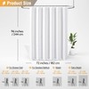 BTTN Extra Long Shower Curtain, 72x96 Inch Long Boho Chic