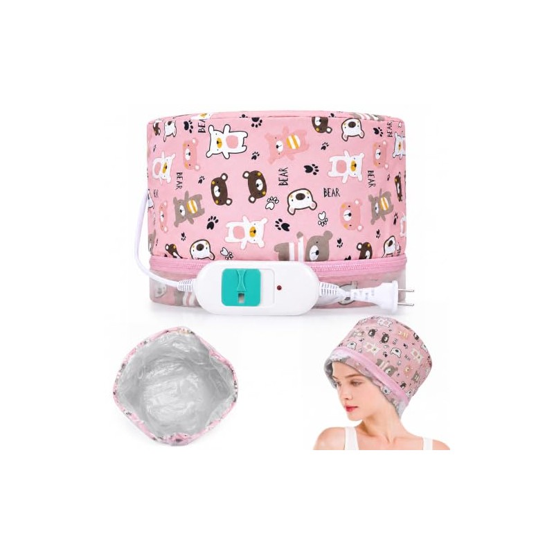 Gorro Térmico Eléctrico para Cabello, Gorro de Vapor para el