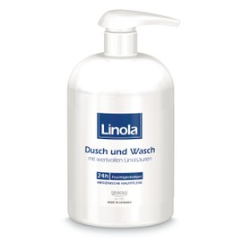 Linola Shower and Wash 500 ml in Dispenser - for Dry or Neurodermatitis Prone Skin
