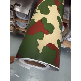 ARMY PATTERN CAMOUFLAGE CAR VINYL WRAP SHEET STICKER FILM CAR VINYL WRAPPING 1M X 1.52M