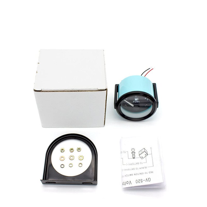 Linkong 12v 2In 52mm Volt Voltage Universal Pointer Meter Gauge