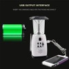 Portable Hand Crank 8 LED Lanterns Flash Light with Radio