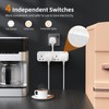 Multi Plug Extension Socket 4 Way with Flexible Plug, 4