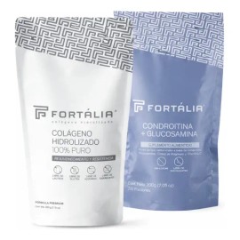 Pack Fortália Colágeno + Glucosamina C/ Condrotina En Polvo Sin Sabor