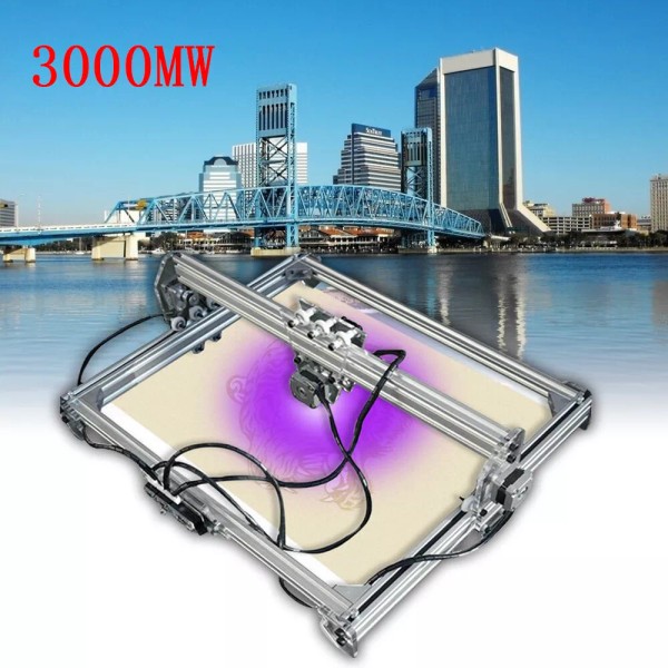 3000MW 65x50CM CNC Laser Engraver Engraving Cutting Machine DIY Desktop
