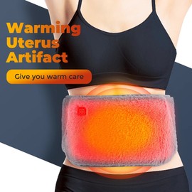 Toolzia Electric Graphene Heating Pad 3 Heat Levels USB Rechargeable Portable Warming Pad for Back and Waist