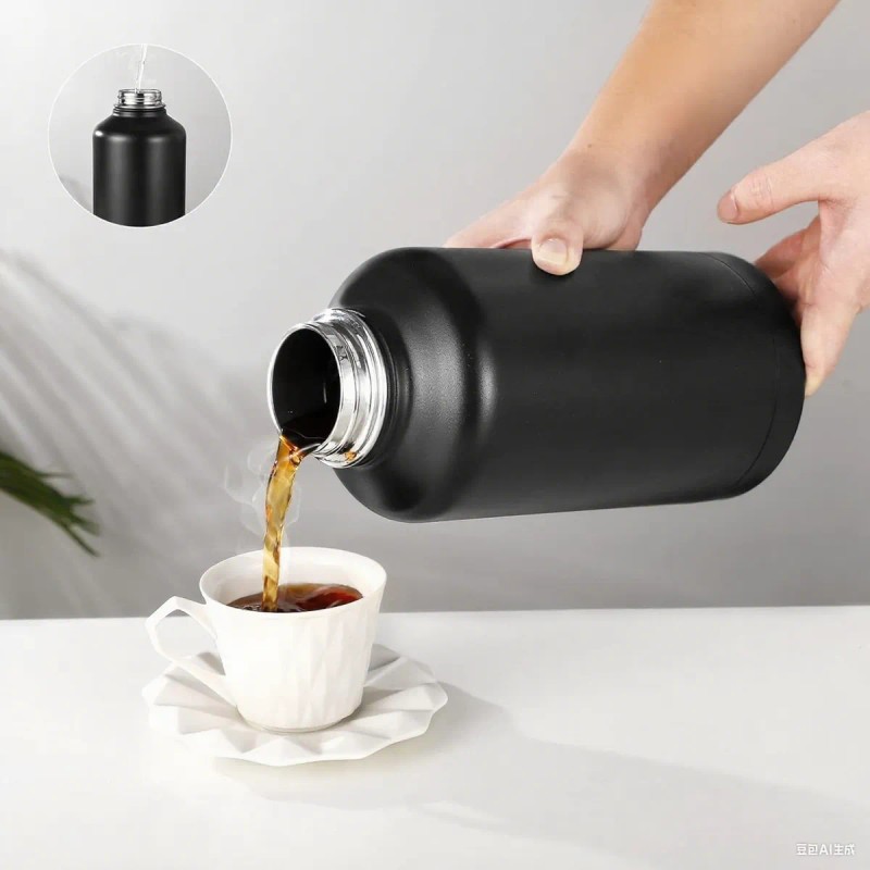 Termo Vaso-botella Acero Inoxidablecon Fría/caliente 64 Oz