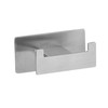 WENKO Turbo-Loc Duo Genova Matt Wall Hook, Decorative Double Bath