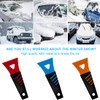 EIHI Set of 3 ice scrapers for cars, ice scraper