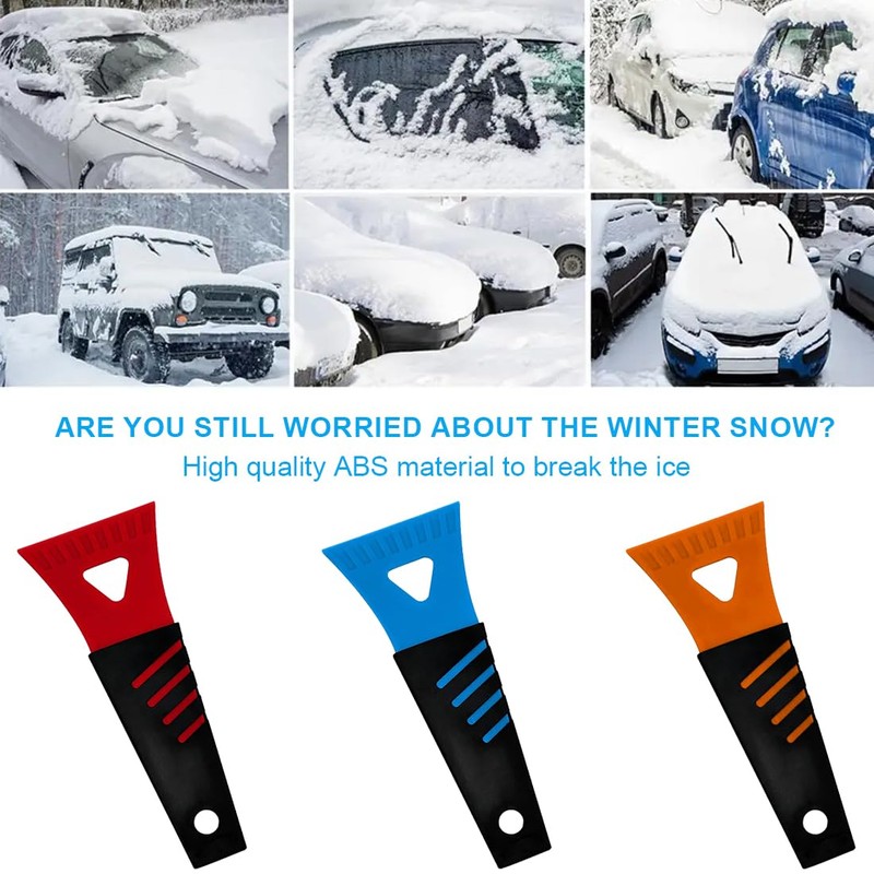 EIHI Set of 3 ice scrapers for cars, ice scraper