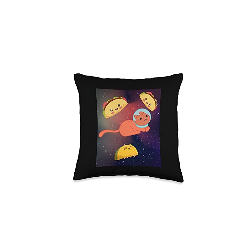 Astronaut Space Cat Taco Themed Gift Kitten Pet Animal Throw