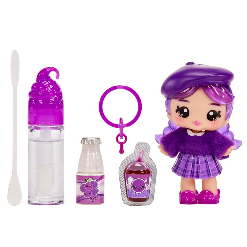 Yummiland Lipgloss Doll- Greta Grape, Ages 4+