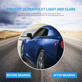 Schmonti Polarized Sunglasses for Men UV Protection Classic Retro Square Designer For Women/Men (Tawny)