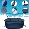 Pop-Up Pool Float Storage Bag,47x23.6x23.6inch Hanging Mesh Organizer Adjustable Pool