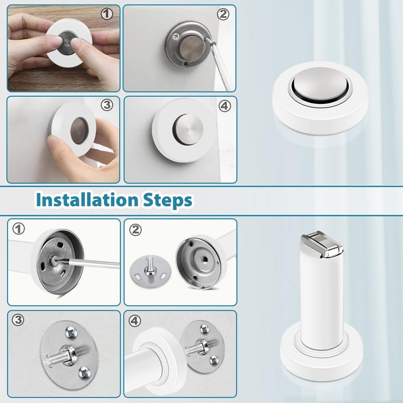 Door Stops Magnetic Door Stoppers White Magnetic Door Holders Door