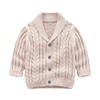 AMMENGBEI Infant Baby Boys V-Neck Cardigan Crochet Sweater,Toddler Knit Button