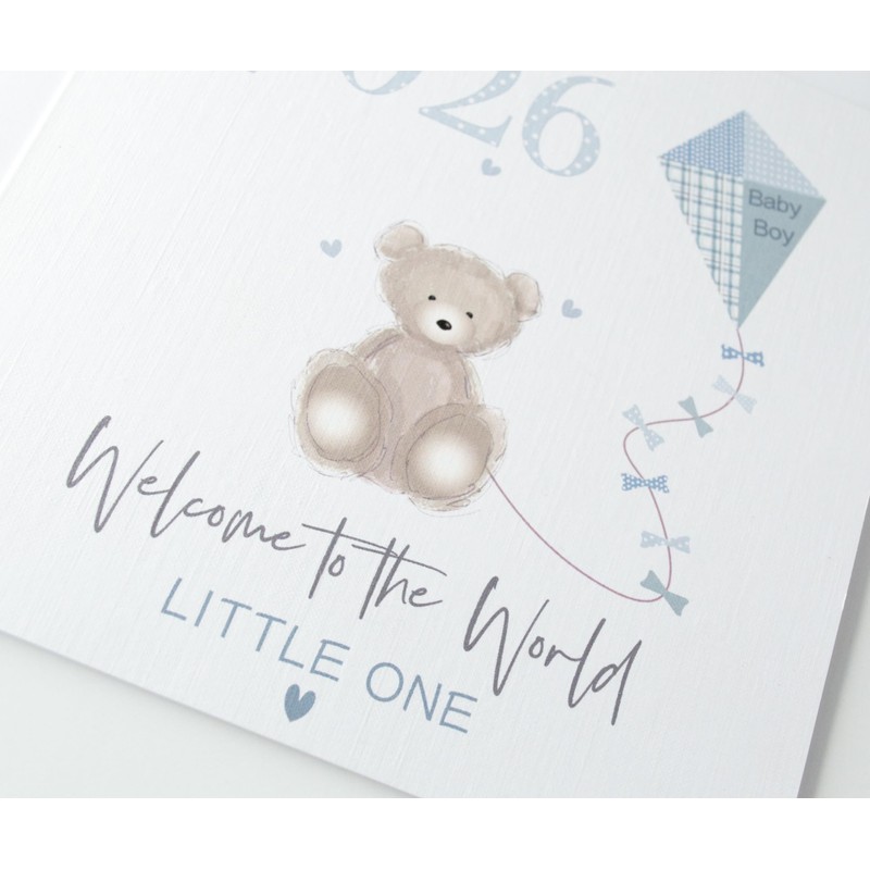 New Baby Boy Card 2026 - Handmade Welcome to the