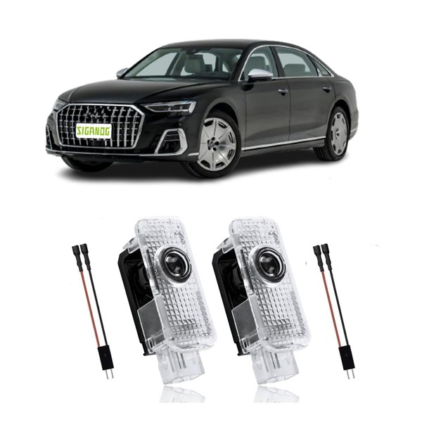 SIGANDG Pack of 2 Car Door Light Projector Door Lighting