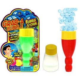 JA-RU Grab a Bubble Storm Touchable Bubbles Blowing Toy (1 Pack) I Hundred of Touching Bubbles Soap Solution Toy Favors I Party Favor Pinata Filler in Bulk 1508-1A
