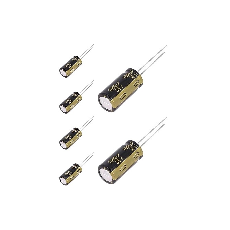 Replacement for 6 pcs Panasonic FM Series Capacitors 35V 1000uf
