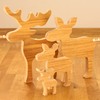 Wooden Elk – Oak – Wooden Decoration – Christmas Decoration