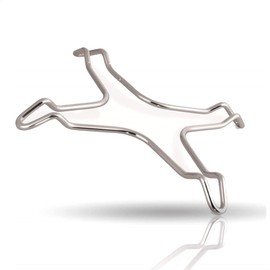 Kerafactum Gas Stove Attachment Reducer Star Reducer for Gas Stoves Gas Cross Gas Stove Attachment Gas Stove Star Gas Stove Cross Reducer Star Pot Holder 25 cm Stainless Steel Enlargement of the