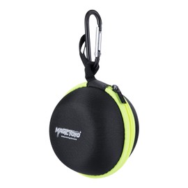 MAGICYOYO Yoyo Ball Storage Bag, Professional Yoyo Caser, Yo-Yo Carry Bag with Hand Strap for Outdoor Equipment Protective Bag with Interior Zip Mesh- Black green