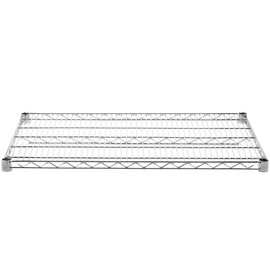 Commercial Chrome Wire Shelving 24 x 72 (2 Shelves) - NSF