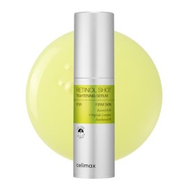 CELIMAX Suero de Retinol 0.1 con 9 péptidos, niacinamida y pantenol  Serum facial de noche para todo tipo de piel, textura ligera, 30 ml              
